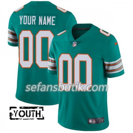 Miami Dolphins Tröjor Custom Aqua - Barn